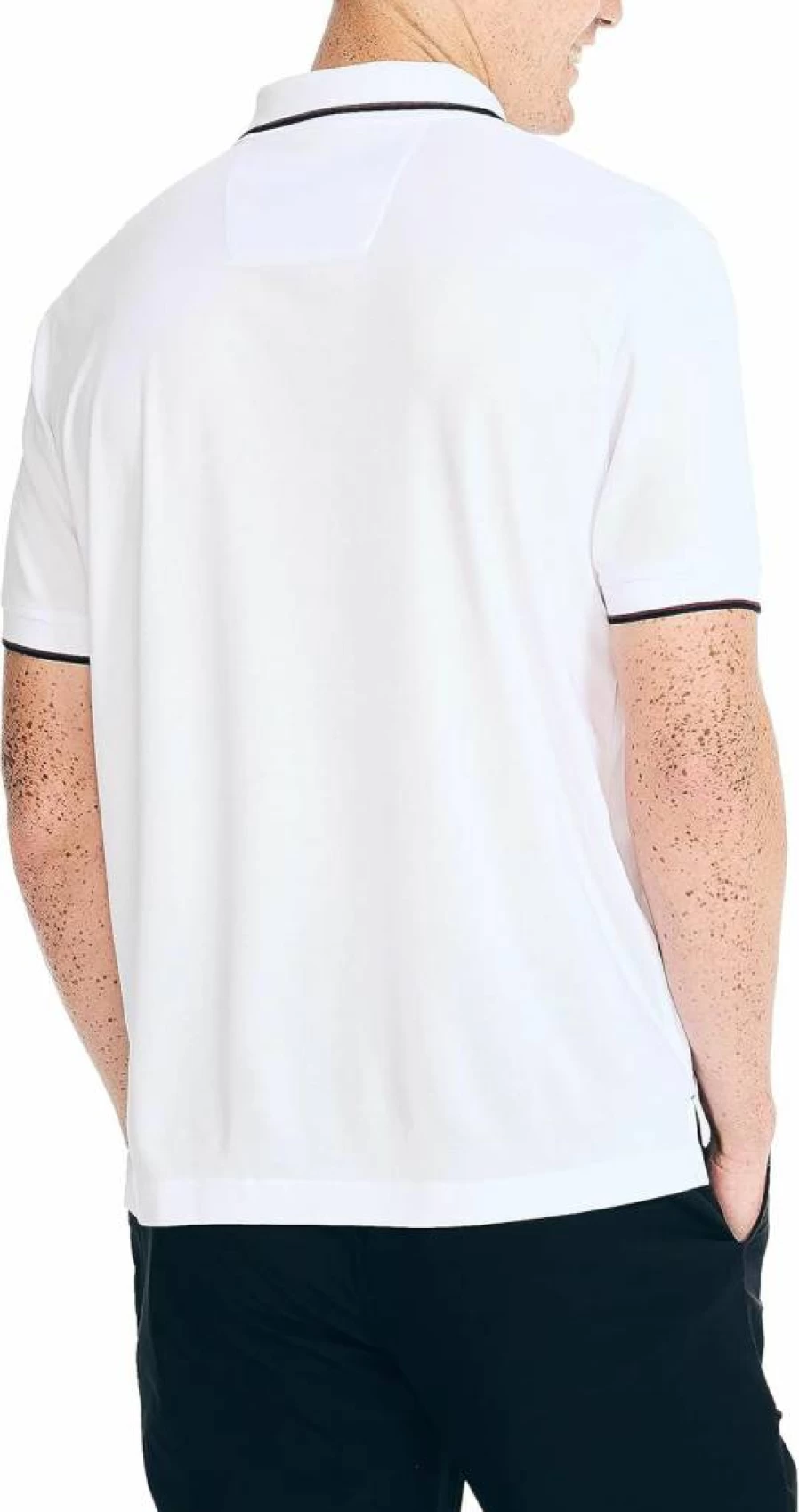 Nautica Men's Sustainable Classic Fit NavTech Polo Shirt – Eco-Friendly Casual Wear