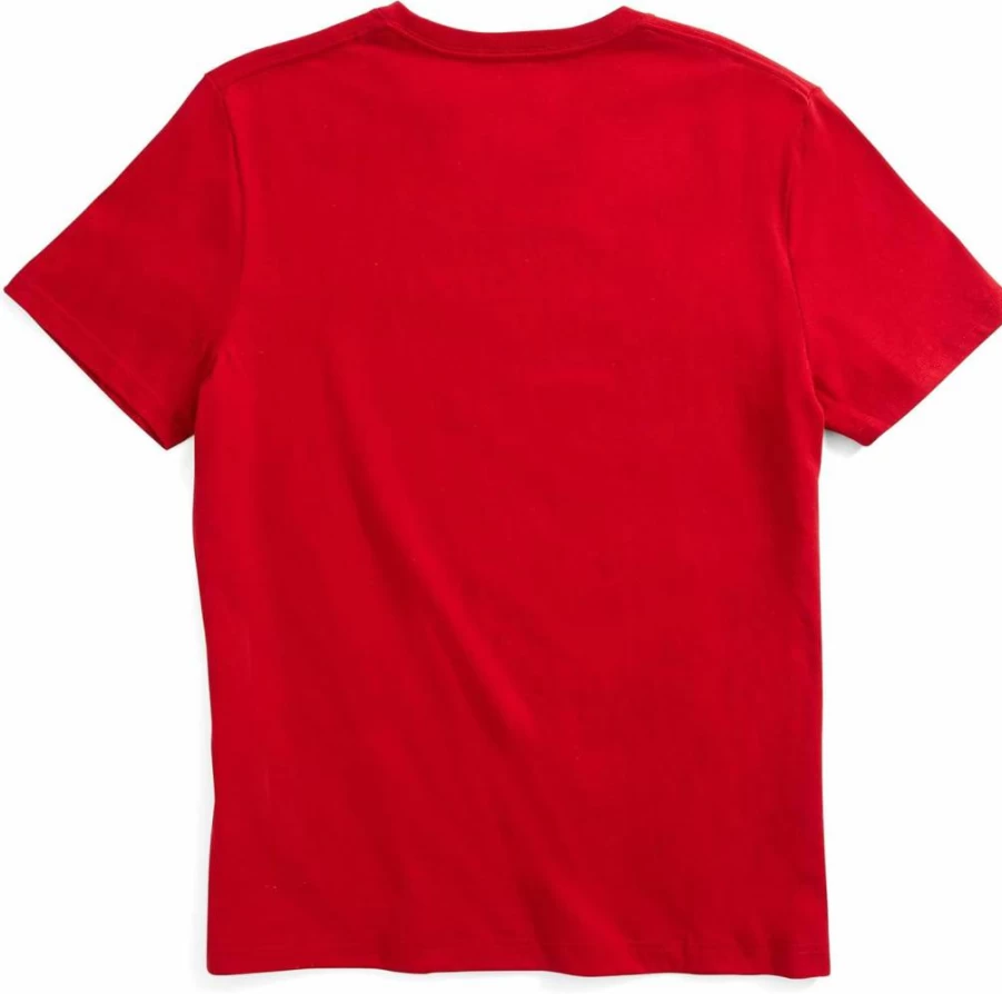 Nautica Men's Patriotic American Flag Cotton T-Shirt - 100% Soft Breathable Casual Tee with Logo Graphic