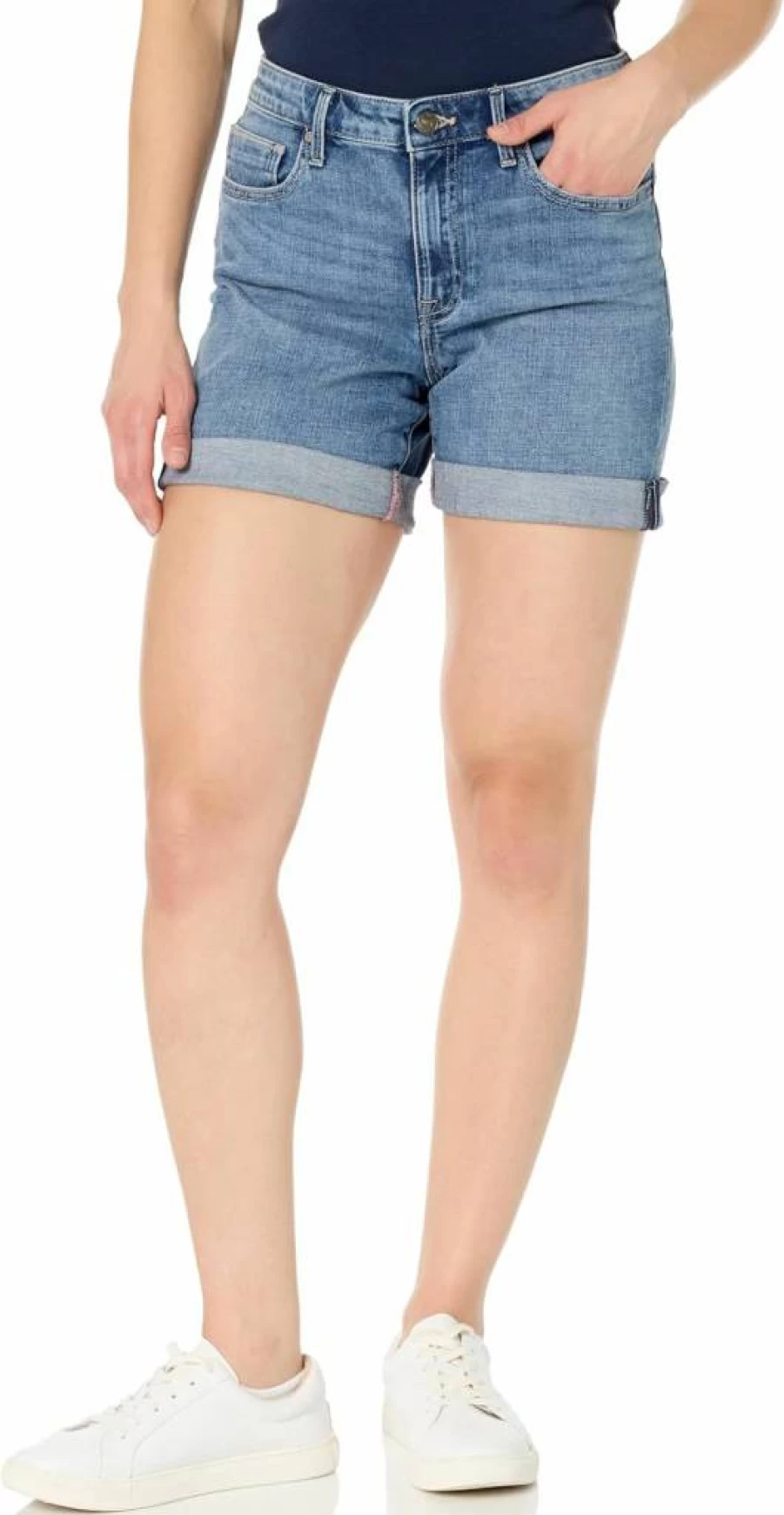 Nautica Women's Denim Shorts High-Quality Surf Cuffed Jean for Comfort and Style