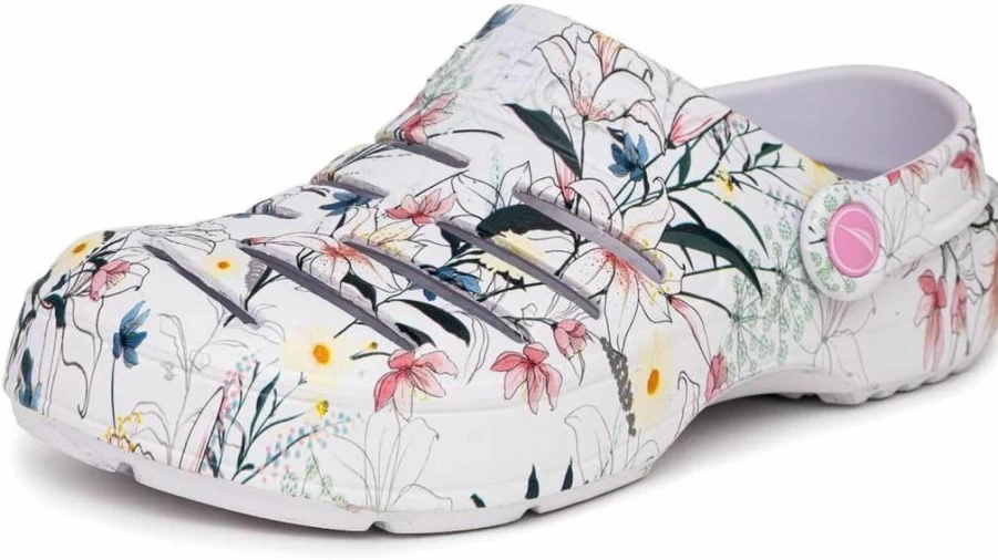 Nautica Women's Adjustable Water Sports Sandals - Slip-On Beach & River Clogs with Back Strap - Lightweight Athletic Shoes