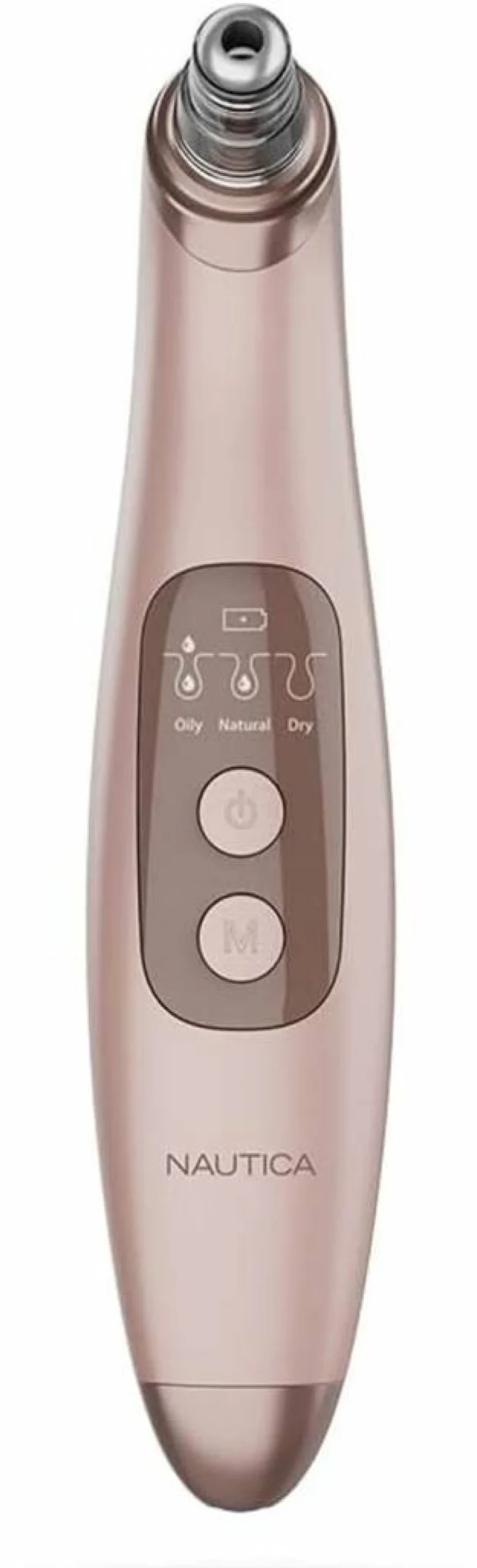 Nautica PC250 Blackhead Remover Vacuum - Pore Cleaner for Deep Cleansing, Reusable Facial Tool in Nude