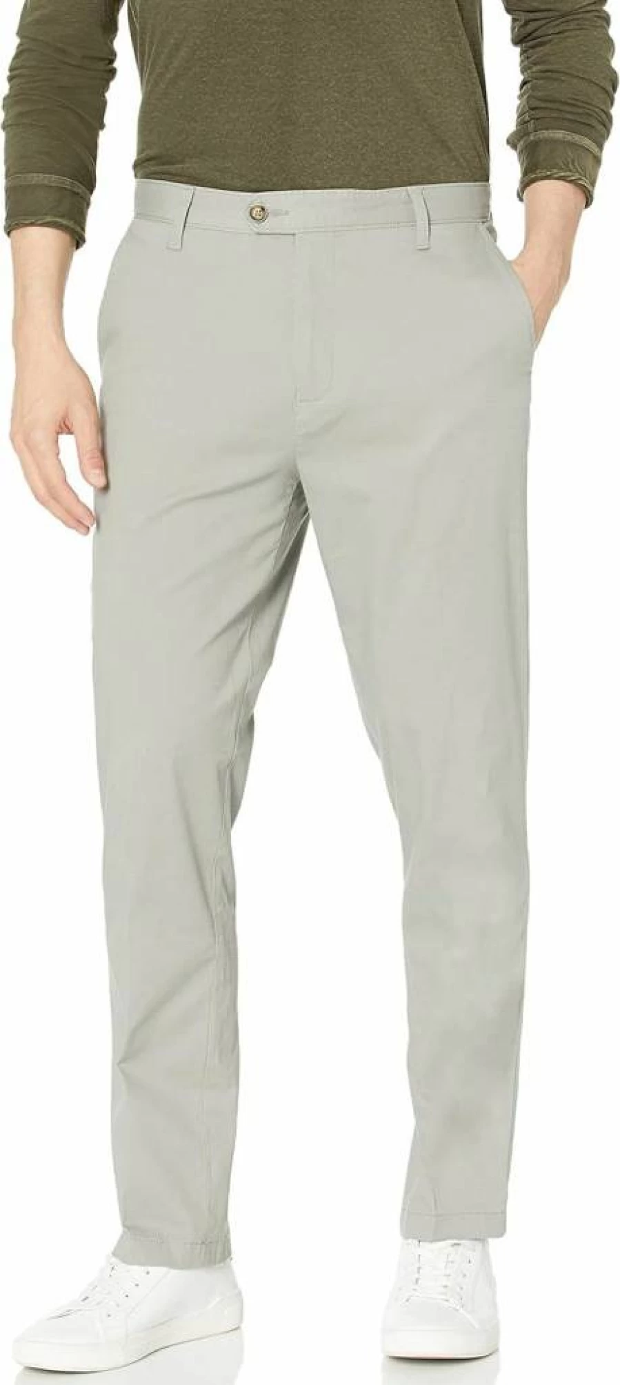 Nautica Men's Classic Fit Chino Pants for Casual Comfort & Style
