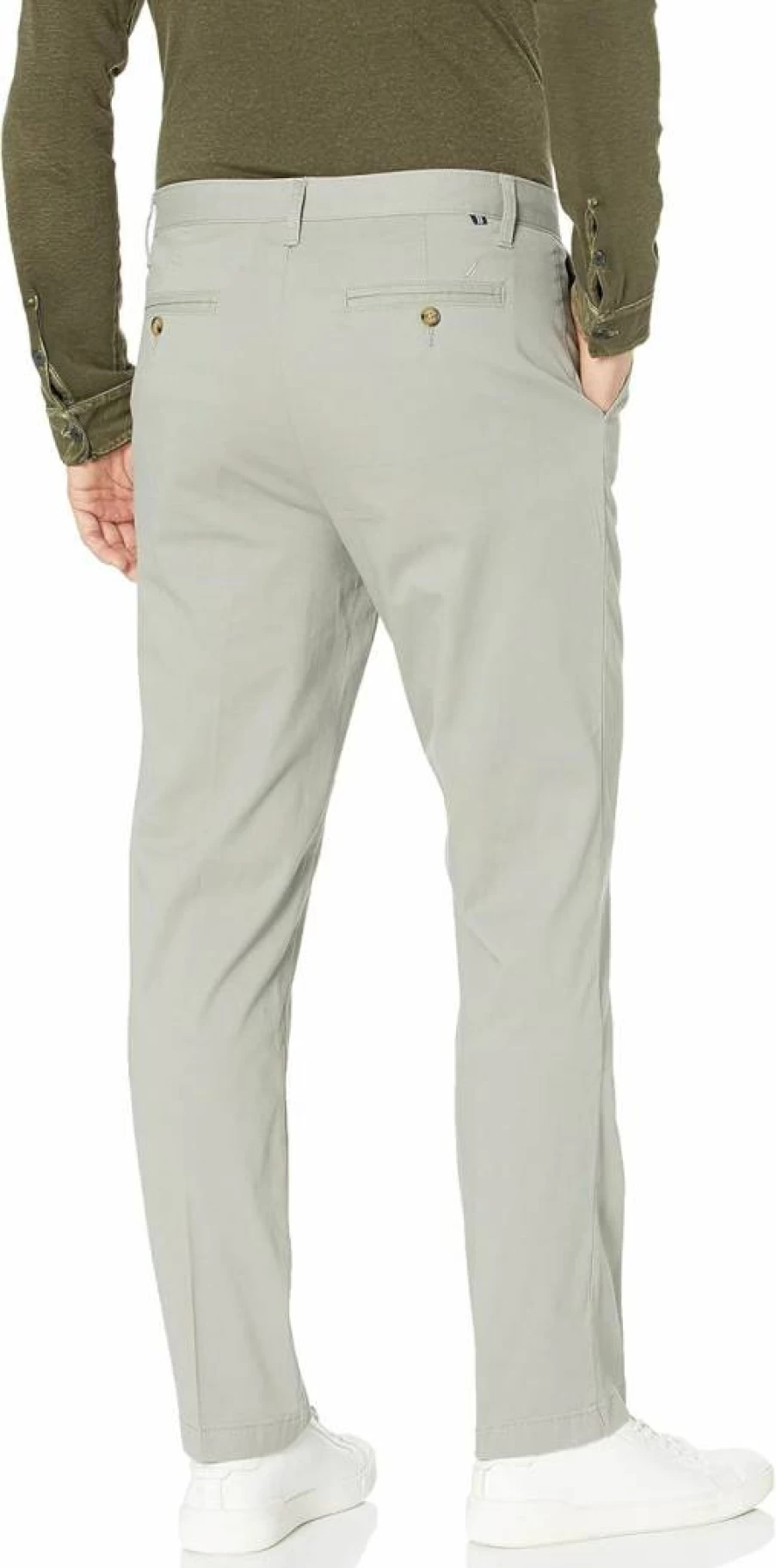 Nautica Men's Classic Fit Chino Pants for Casual Comfort & Style