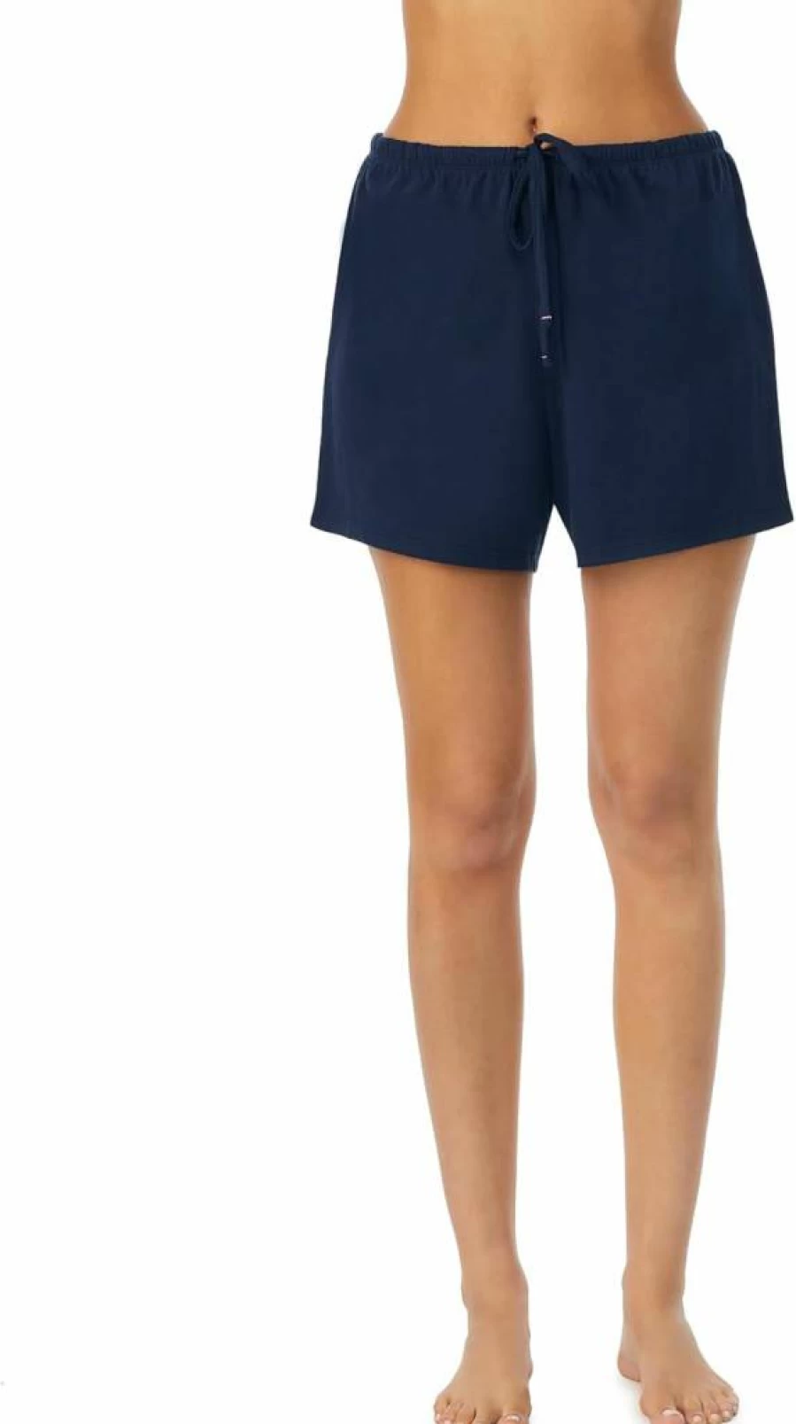 Nautica Women's Cotton Knit Jersey Sleep Shorts - Lightweight Breathable Mid-Thigh Pajama Bottoms for Lounge & Nightwear