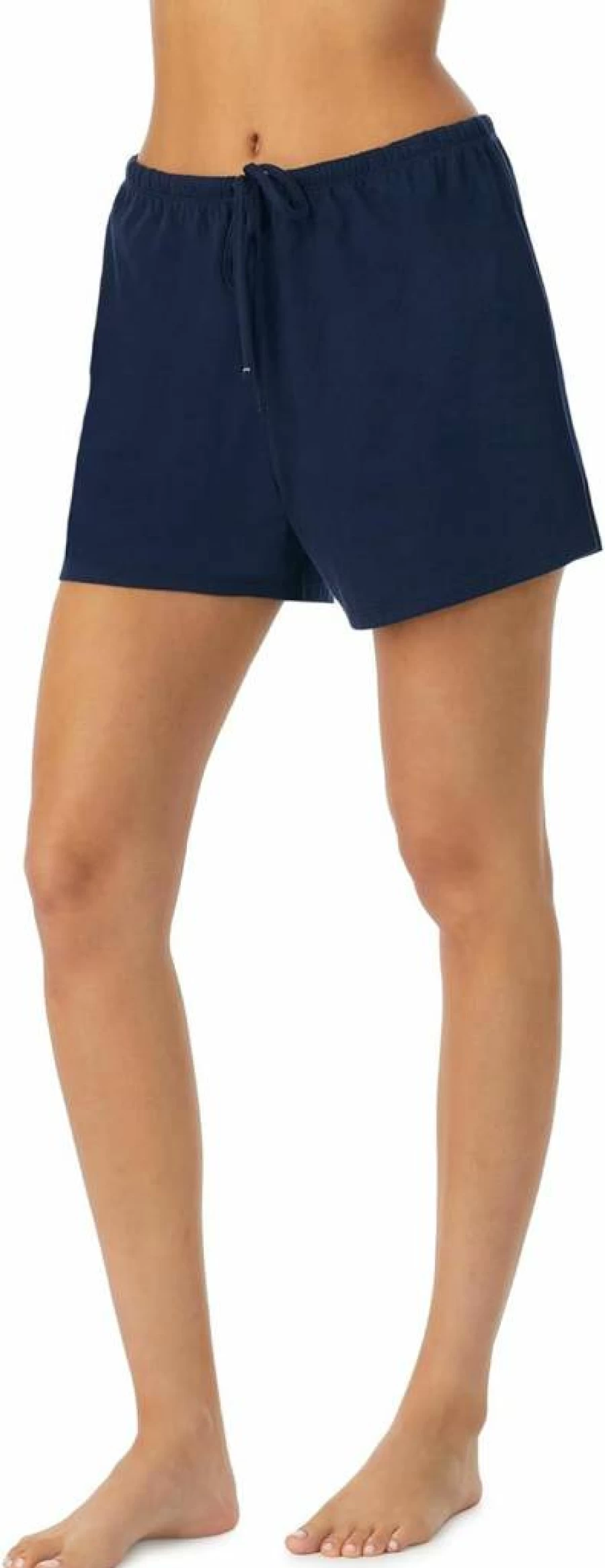 Nautica Women's Cotton Knit Jersey Sleep Shorts - Lightweight Breathable Mid-Thigh Pajama Bottoms for Lounge & Nightwear