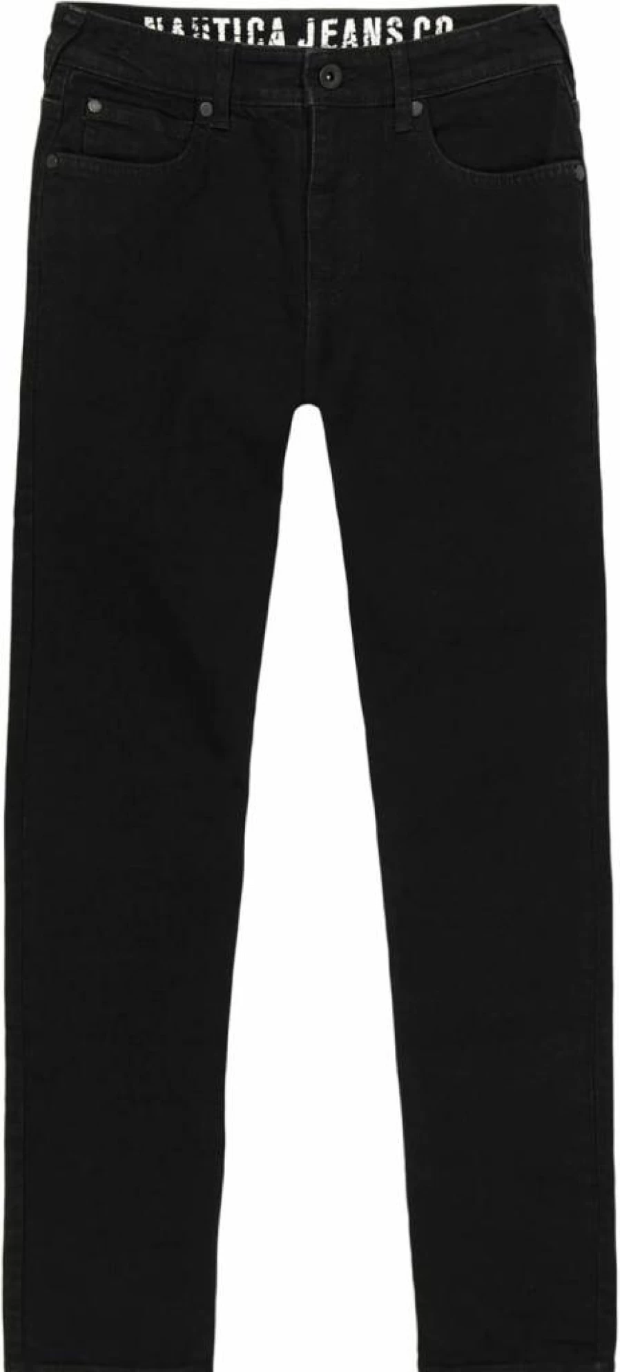Nautica Boys' Classic Fit Straight Leg Denim Jeans with Zipper Fly & Button Closure, 5-Pocket Style Jeans for Kids