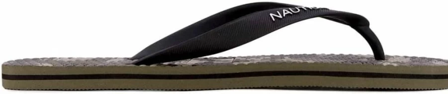 Nautica Men's Comfortable Beach Flip Flops Waterproof Boat Slides Sandals for Summer Outdoor