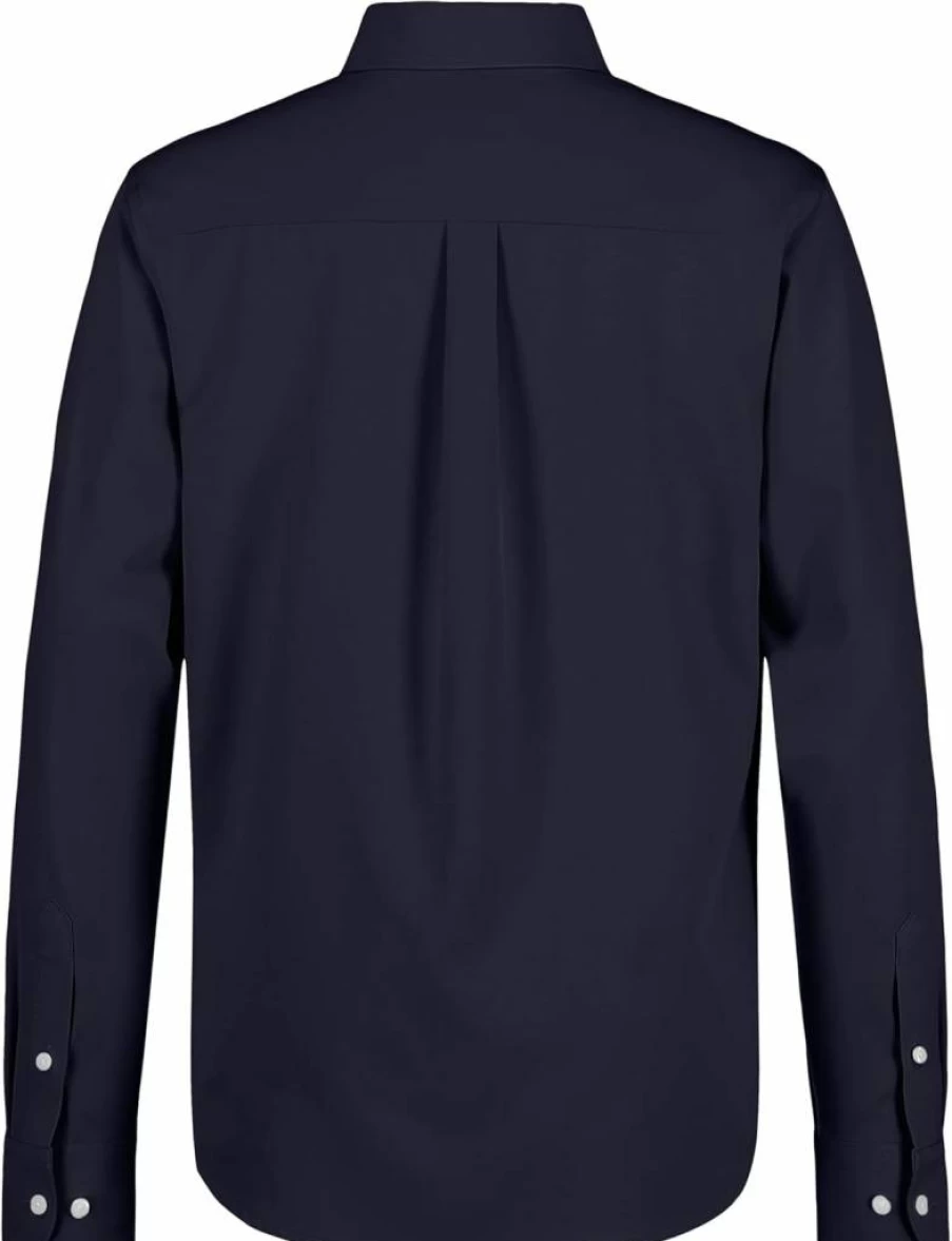 Nautica Boys' Long Sleeve Performance Oxford Shirt for School Uniforms
