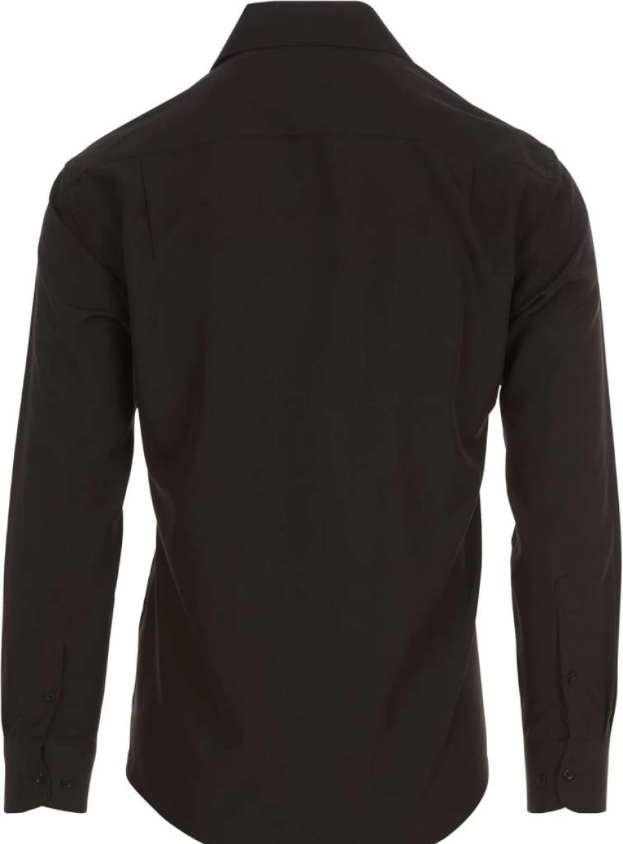 Nautica Men's Slim Fit Long Sleeve Dress Shirt - Wrinkle Free, 4-Way Stretch, Button Down Formal Business Shirt