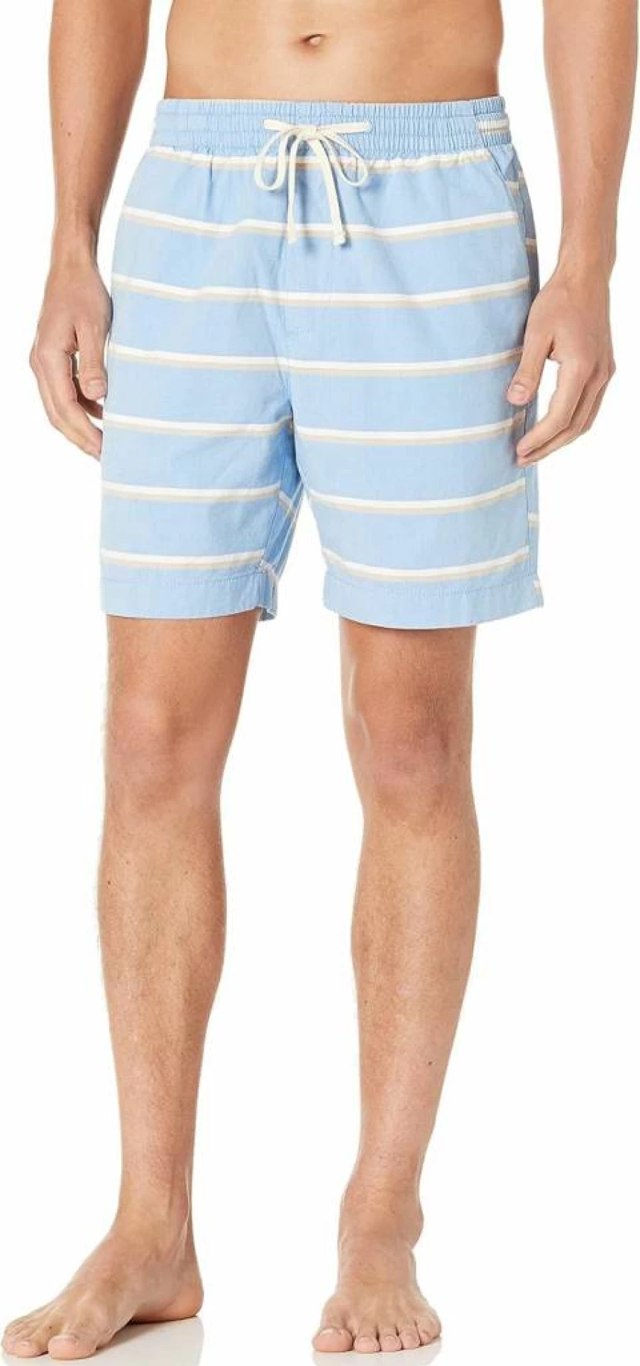 Nautica Men's 7-Inch Classic Fit Boardwalk Swim Shorts Quick-Dry Comfortable Beachwear