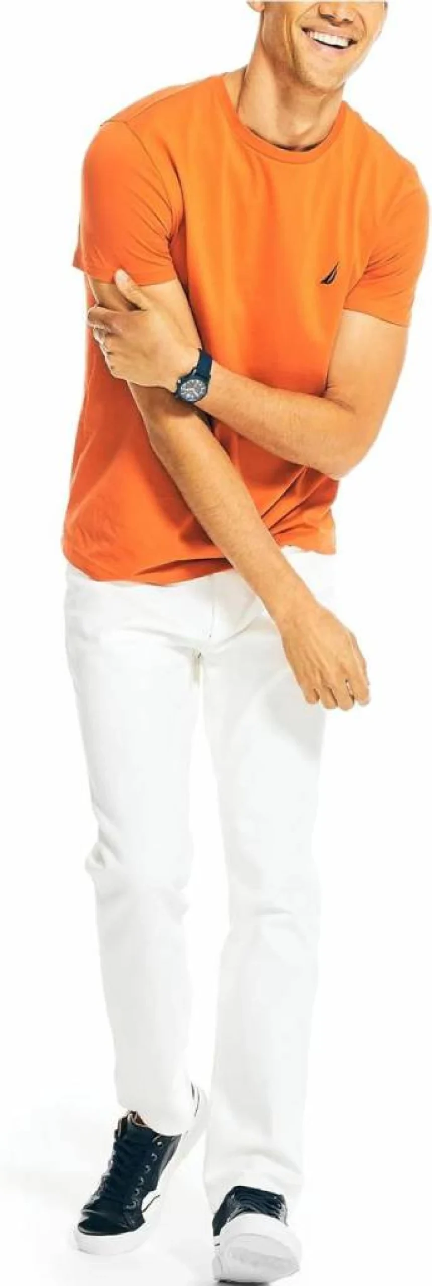 Nautica Men's Slim Fit Stretch Denim Jeans for Athletic Build Comfortable & Stylish
