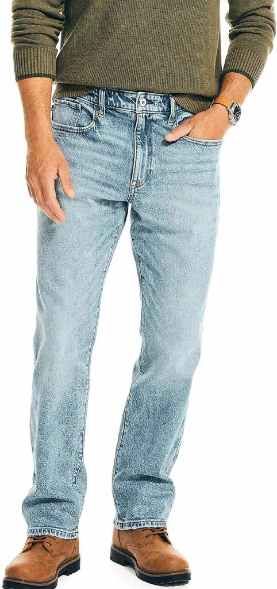 Nautica Men's Big & Tall Relaxed Fit Jeans for Comfort and Style
