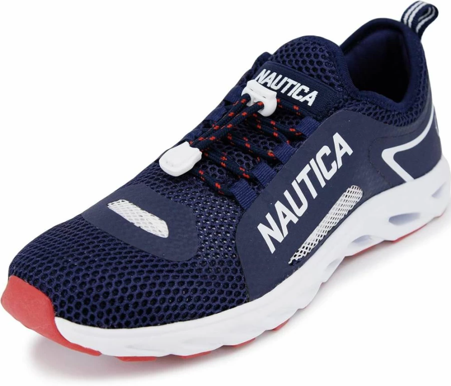 Nautica Men's Quick-Dry Water Shoes for Jogging, Pool & Sports – Lightweight Athletic Sneakers
