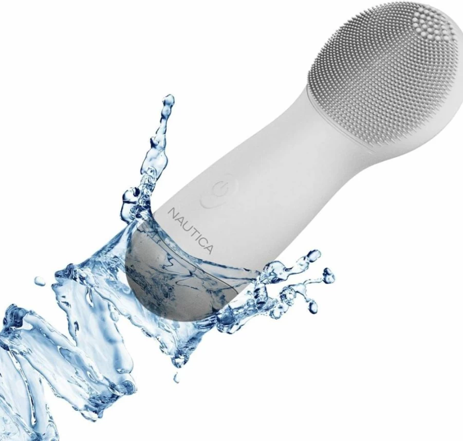 Nautica Sonic Facial Cleansing Brush P130 - Deep Cleansing Milk Infused Brush for Gentle Exfoliation