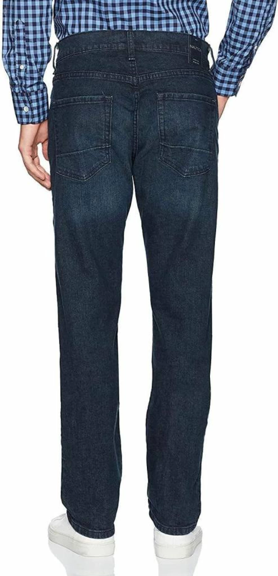 Nautica Men's Straight Fit Stretch Denim Jeans for Comfort and Style