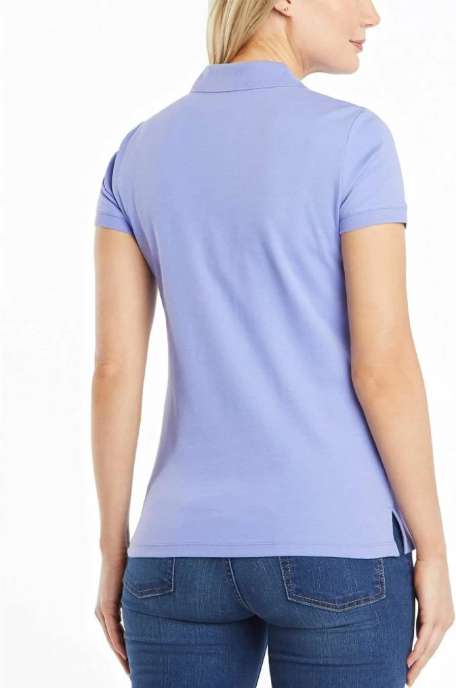 Nautica Women's 100% Cotton Short Sleeve Polo Shirt - Breathable Comfort Fit Classic 3-Button Design