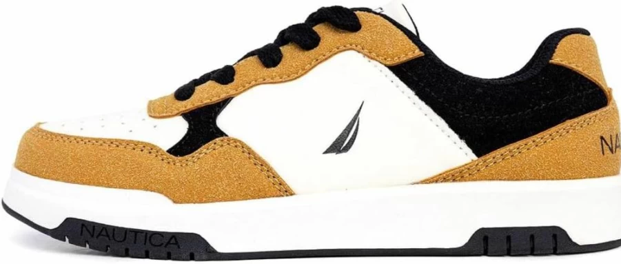 Nautica Kids' Basketball & Running Shoes - Lightweight Low-Top Sneakers for Boys, School & Outdoor Play (Toddler to Youth Sizes)