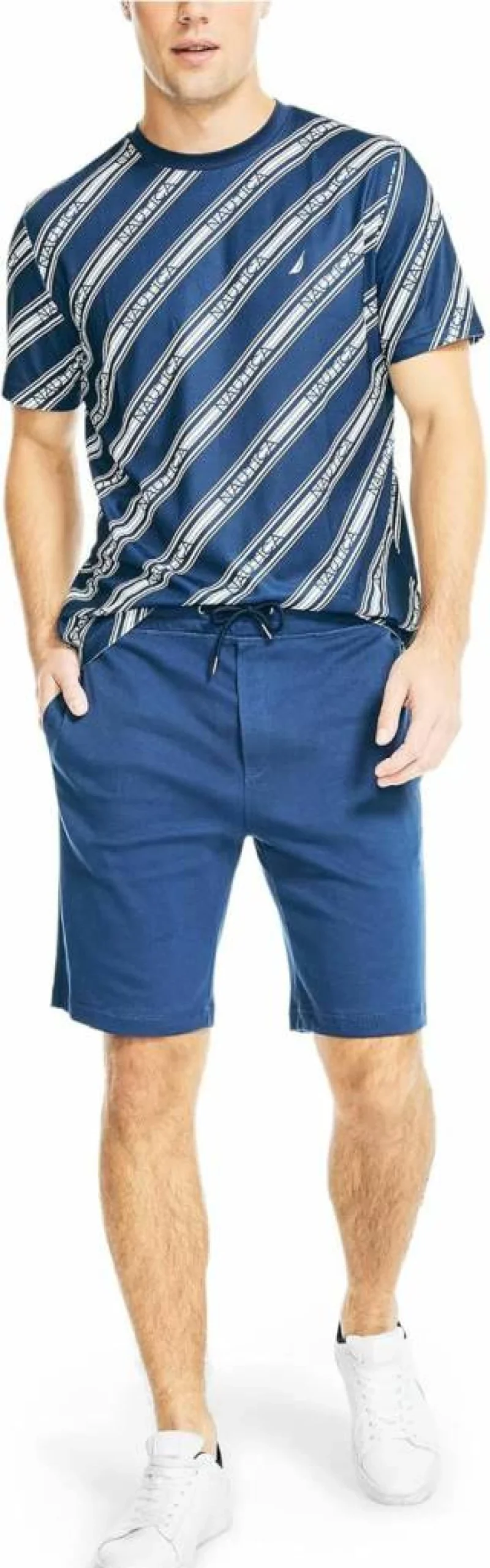 Nautica Men's Performance Shorts 9" NavTech Quick-Dry Active Swim Trunks