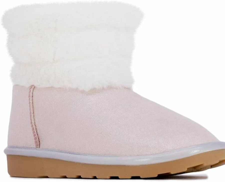 Nautica Kids' Winter Boots with Sherpa Lining - Warm Snow Booties for Toddler, Little & Big Kids