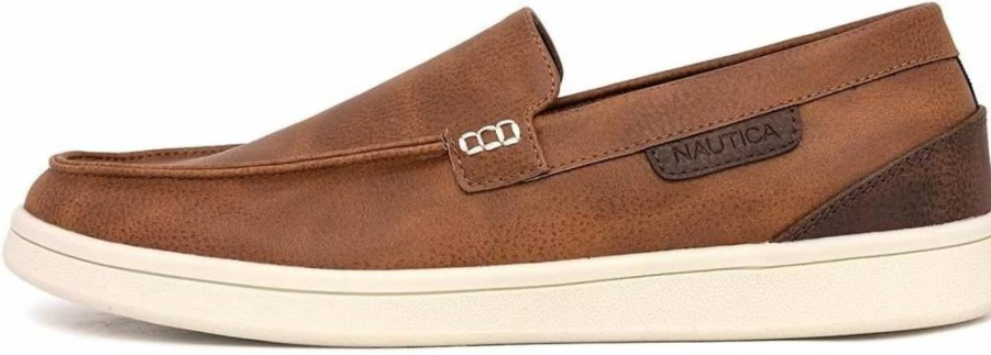 Nautica Men's Derwin Slip-On Loafers - Lightweight Casual Boat Shoes Moc Toe Sneakers Comfortable Slippers for Men