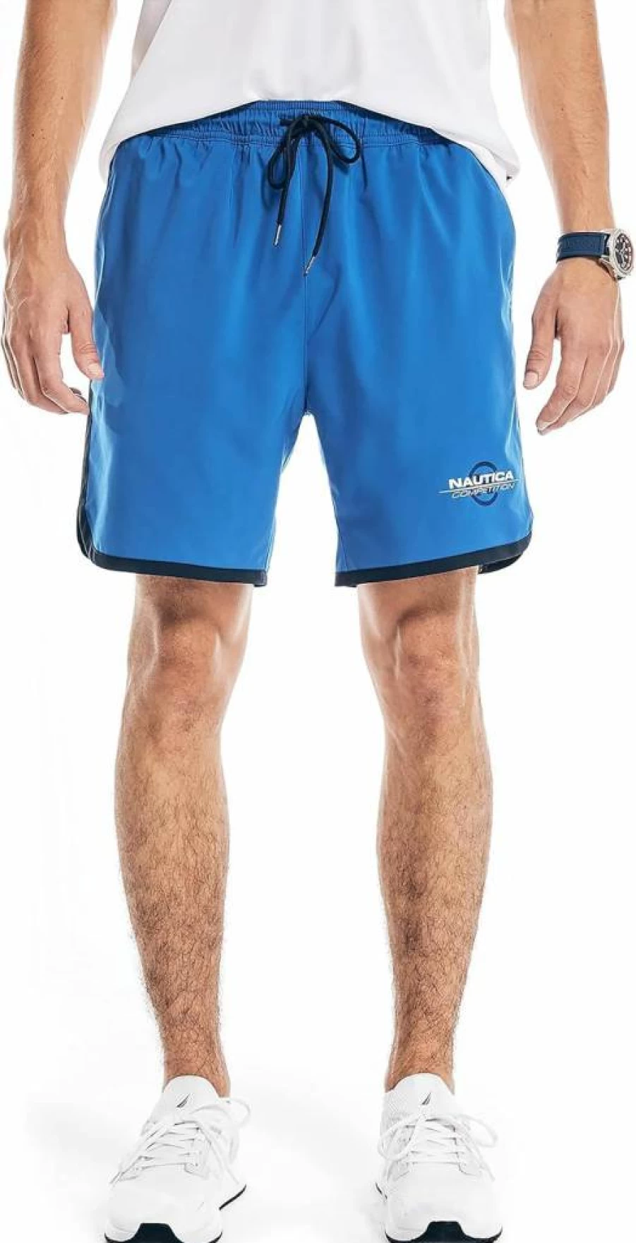Nautica Men's 7" Competition Performance Shorts - Sustainable Activewear for Running & Training