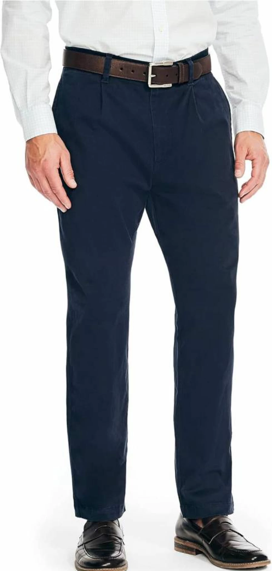 Nautica Men's Classic Fit Deck Pants - Comfortable Casual Chino Trousers for Everyday Wear
