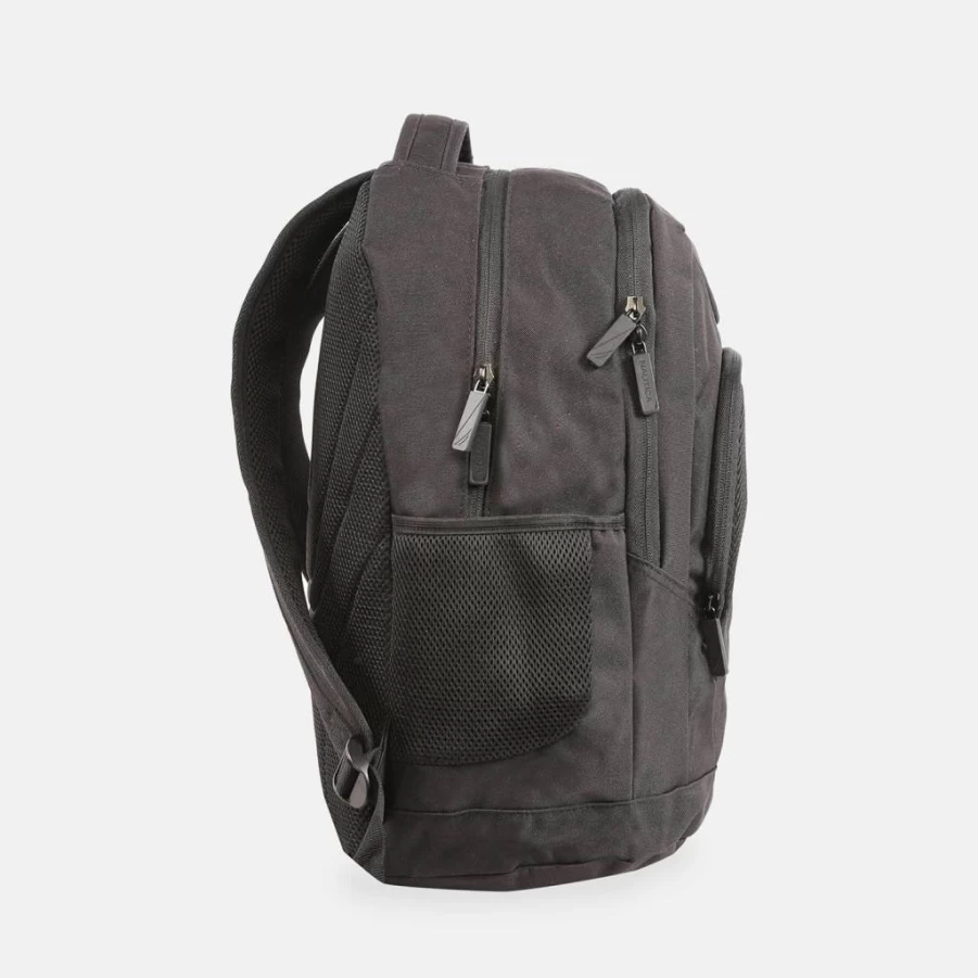 Nautica 18 Inch Black Laptop Backpack - Durable Water-Resistant Travel & School Bag