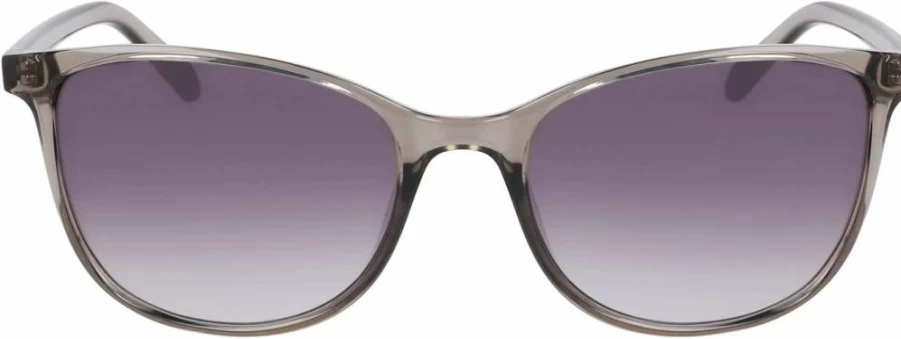 Nautica Women's N2243S Crystal Smoke Rectangular Sunglasses for Women, UV Protection, One Size Fashion Sunglasses