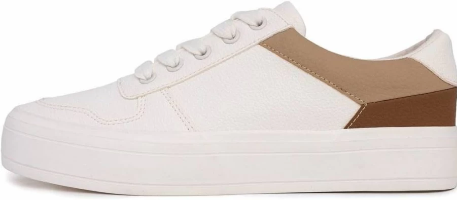 Nautica Women's Platform Sneakers - Low Top Lace-Up Casual Walking Shoes for Women - Fashion Tennis Shoes with Regular Heel