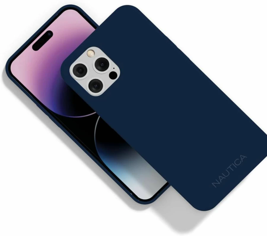 Nautica Ultra-Light Slim Matte Phone Case for iPhone 14 Pro Max - Soft-Touch Anti-Scratch Shockproof Protective Cover