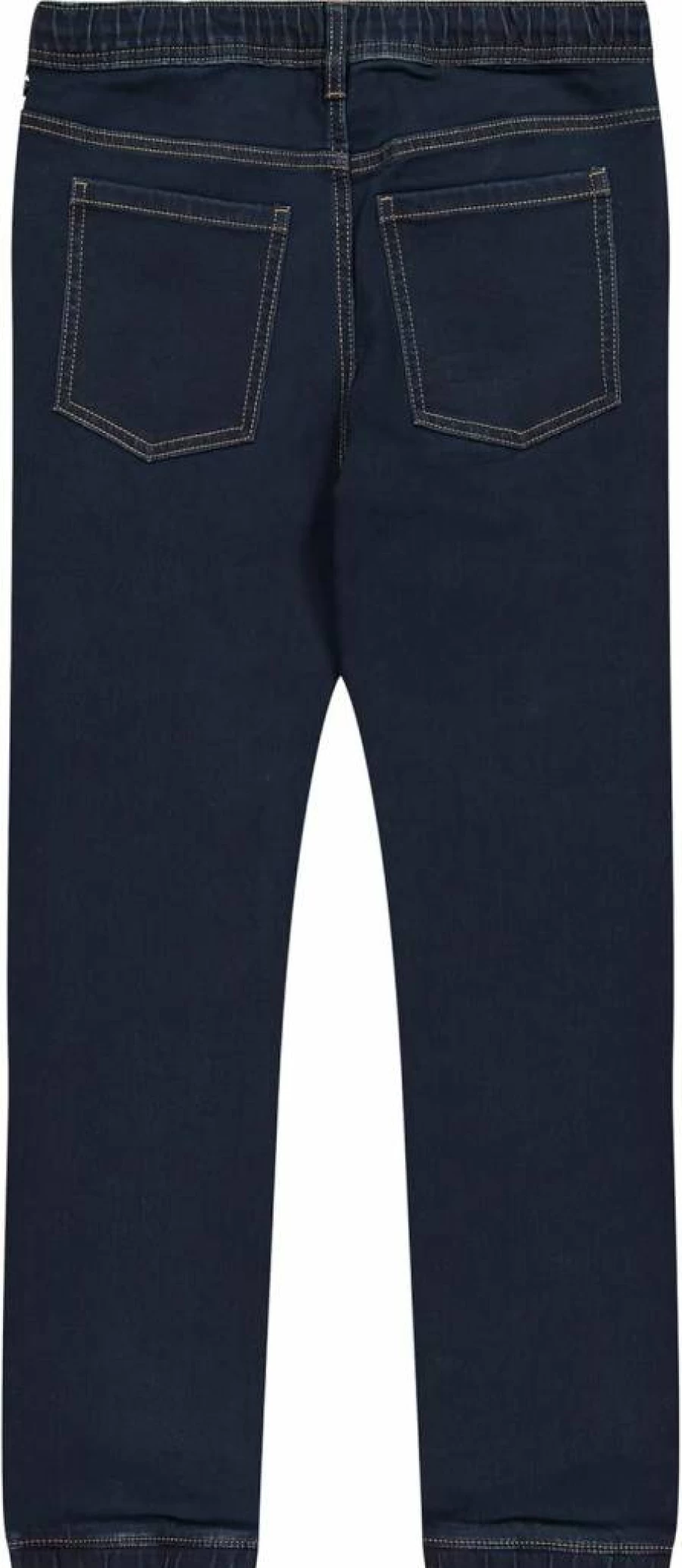 Nautica Boys' Stretch Denim Jogger Pants with 5-Pocket Design & Adjustable Drawstring Waist