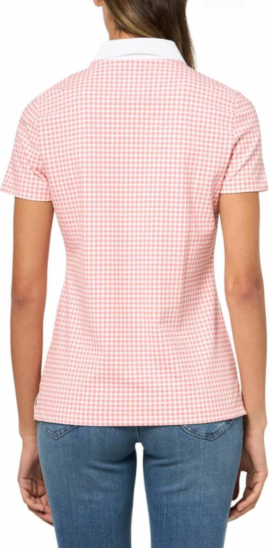 Nautica Women's Classic Short Sleeve Polo Shirt with Button Placket for Casual Comfort