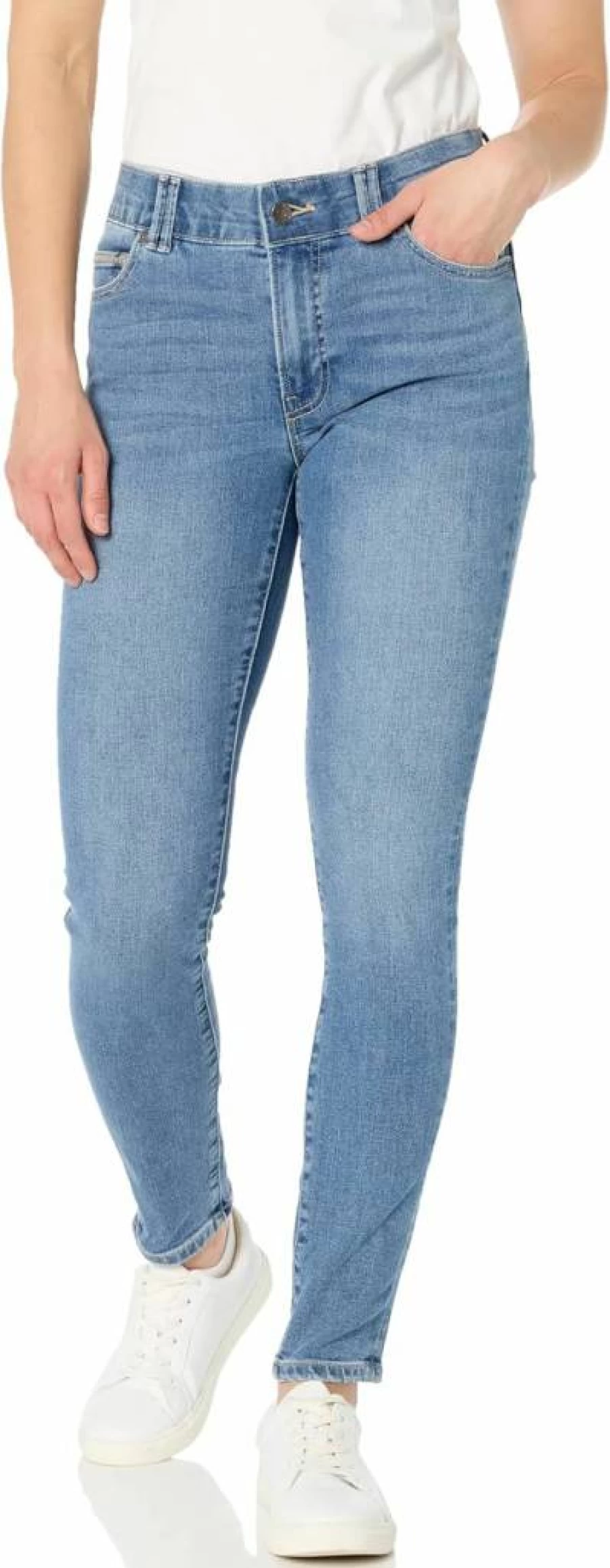 Nautica Women's High Waist Skinny Jeans Mid Rise Stretch Denim Pants