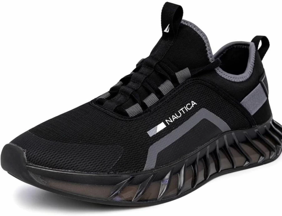 Nautica Men's Lightweight Casual Sneakers for Walking, Gym & Tennis – Comfortable Lace-Up Athletic Shoes