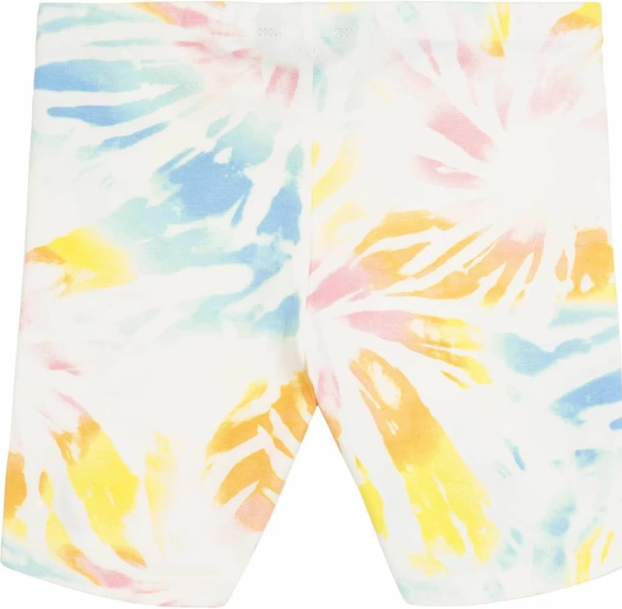 Nautica Girls' Active Bike Shorts - Soft Stretchy Spandex with Comfortable Flat Waistband & Stylish Logo Design for Kids