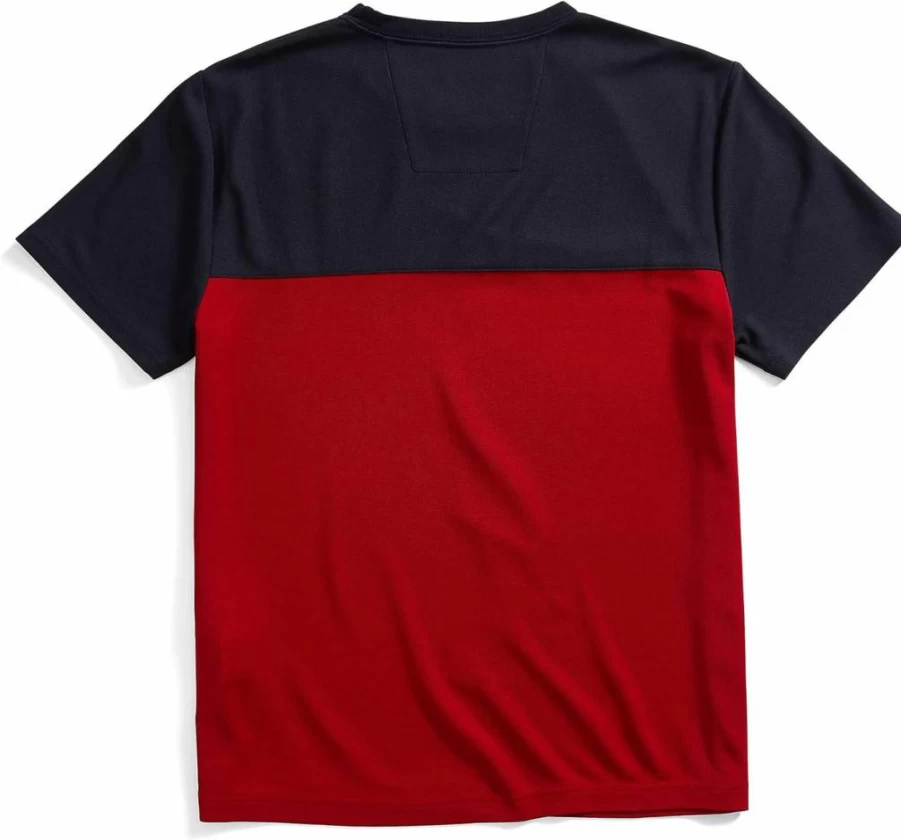 Nautica Men's Colorblock NavTech Performance T-Shirt - Breathable Quick-Dry Active Tee