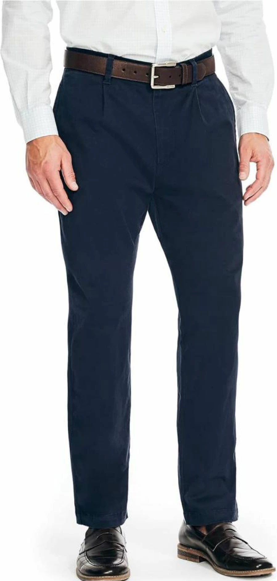 Nautica Men's Classic Fit Deck Pants - Comfortable Casual Chino Trousers for Everyday Wear