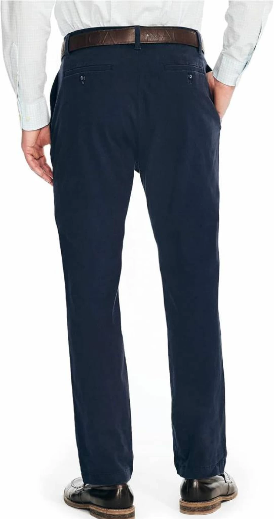 Nautica Men's Classic Fit Deck Pants - Comfortable Casual Chino Trousers for Everyday Wear