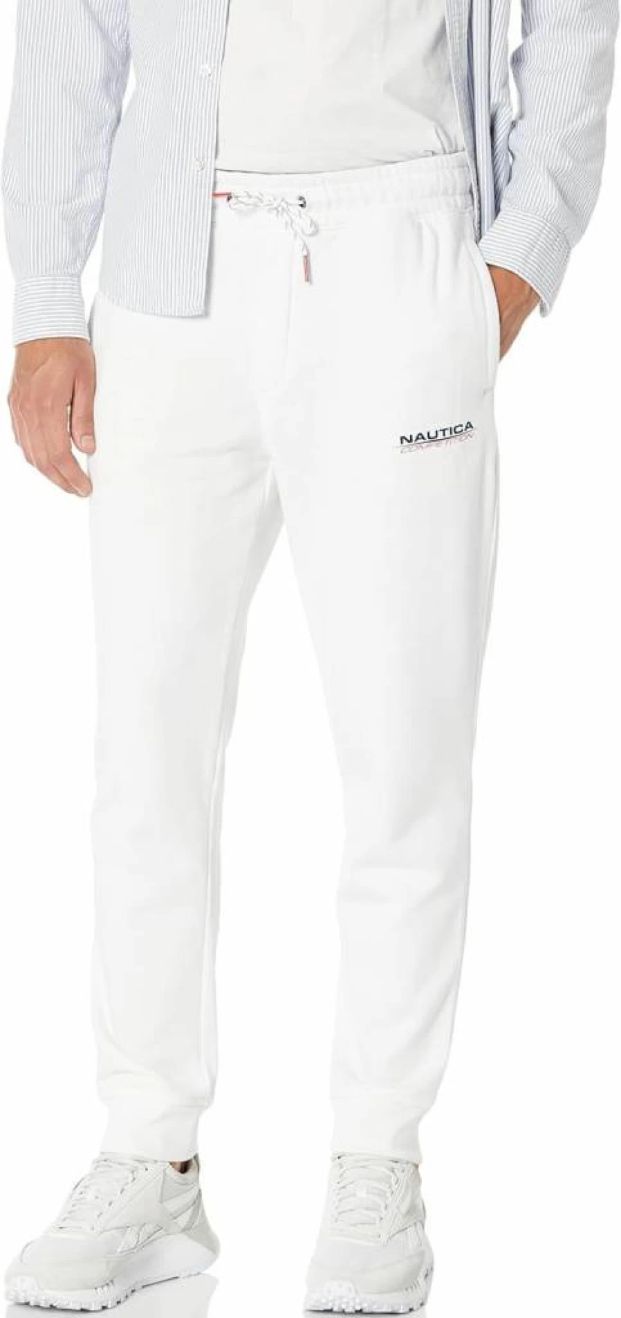 Nautica Men's Sustainable Fleece Jogger Pants - Comfortable Competition Running Joggers for Men