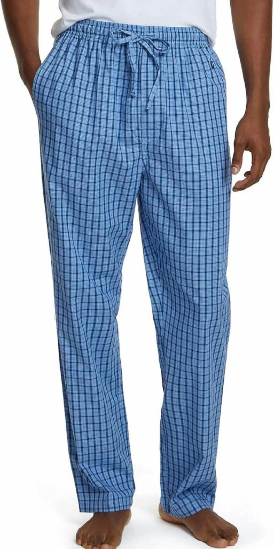 Nautica Men's 100% Cotton Elastic Waistband Sleep Pajama Pants - Soft Woven Lounge Pants for Comfort