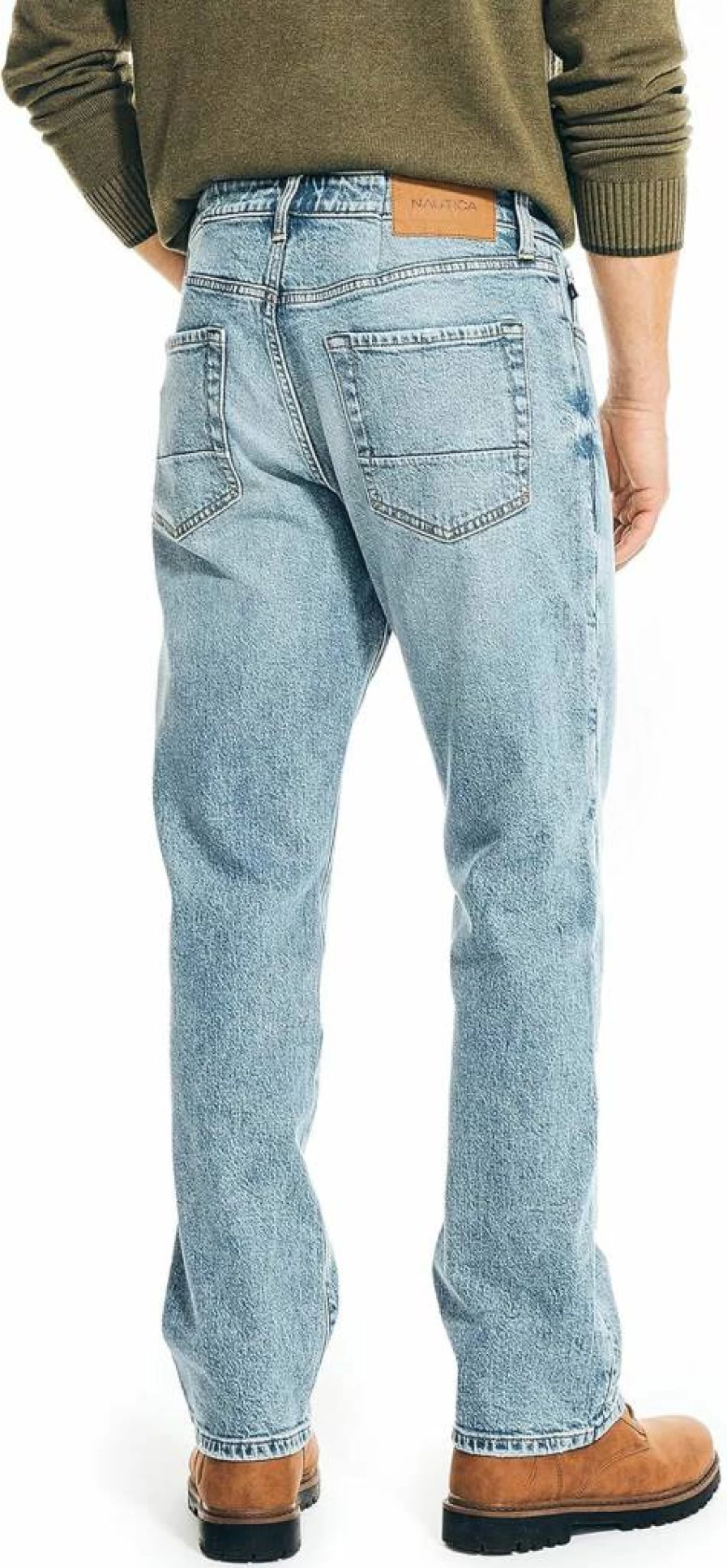 Nautica Men's Big & Tall Relaxed Fit Denim Jeans for Comfortable Casual Wear