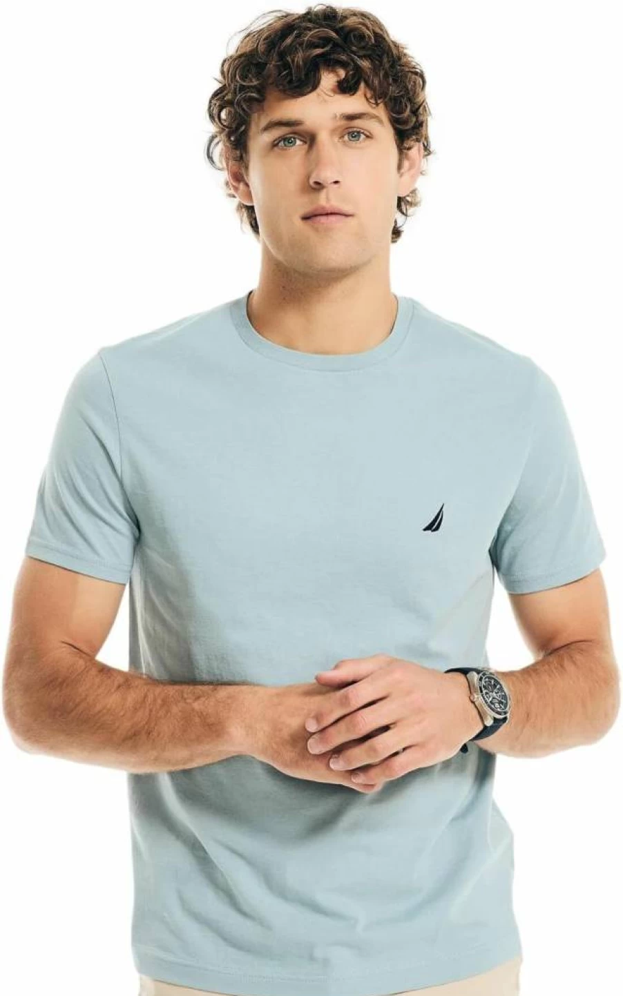 Nautica Men's J-Class Classic Fit Short Sleeve Cotton T-Shirt