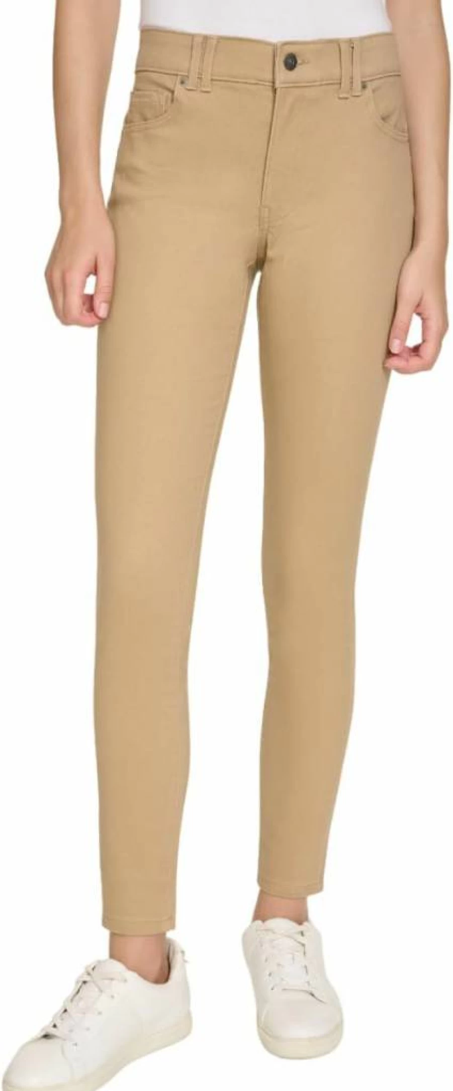 Nautica Women's Slim Fit Stretch Sateen Pants for Comfort and Style