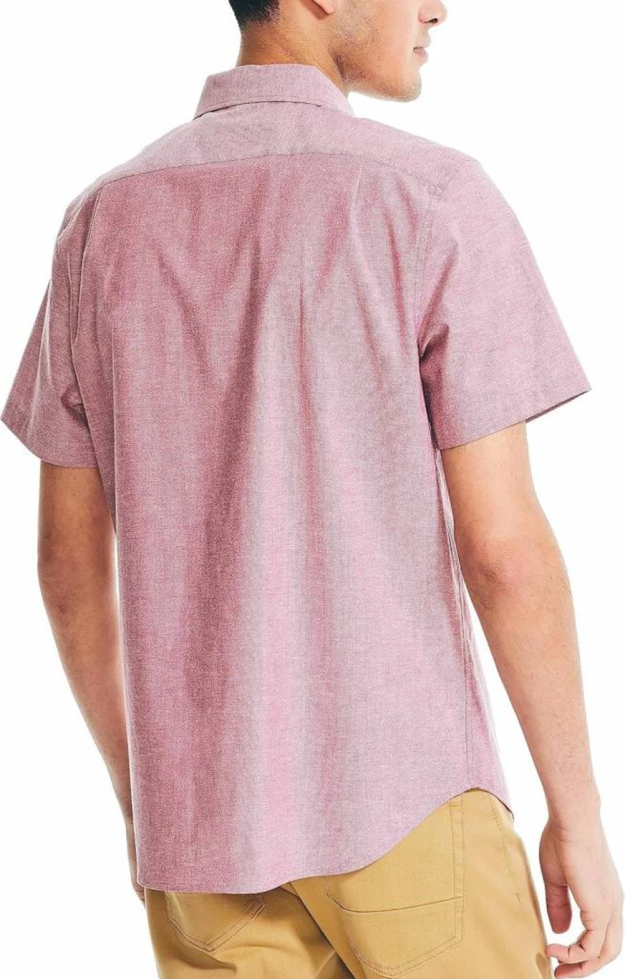 Nautica Men's Classic Short-Sleeve Oxford Shirt - Casual Button-Down Shirt for Men