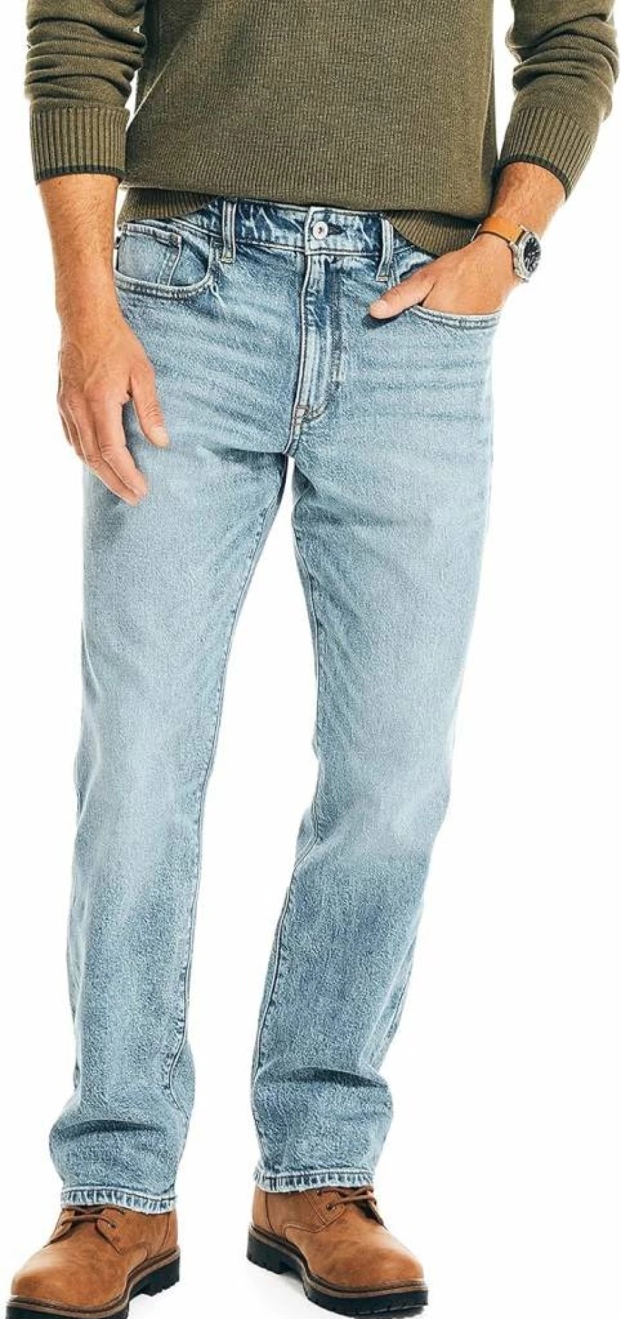 Nautica Men's Big & Tall Relaxed Fit Jeans for Comfort and Style