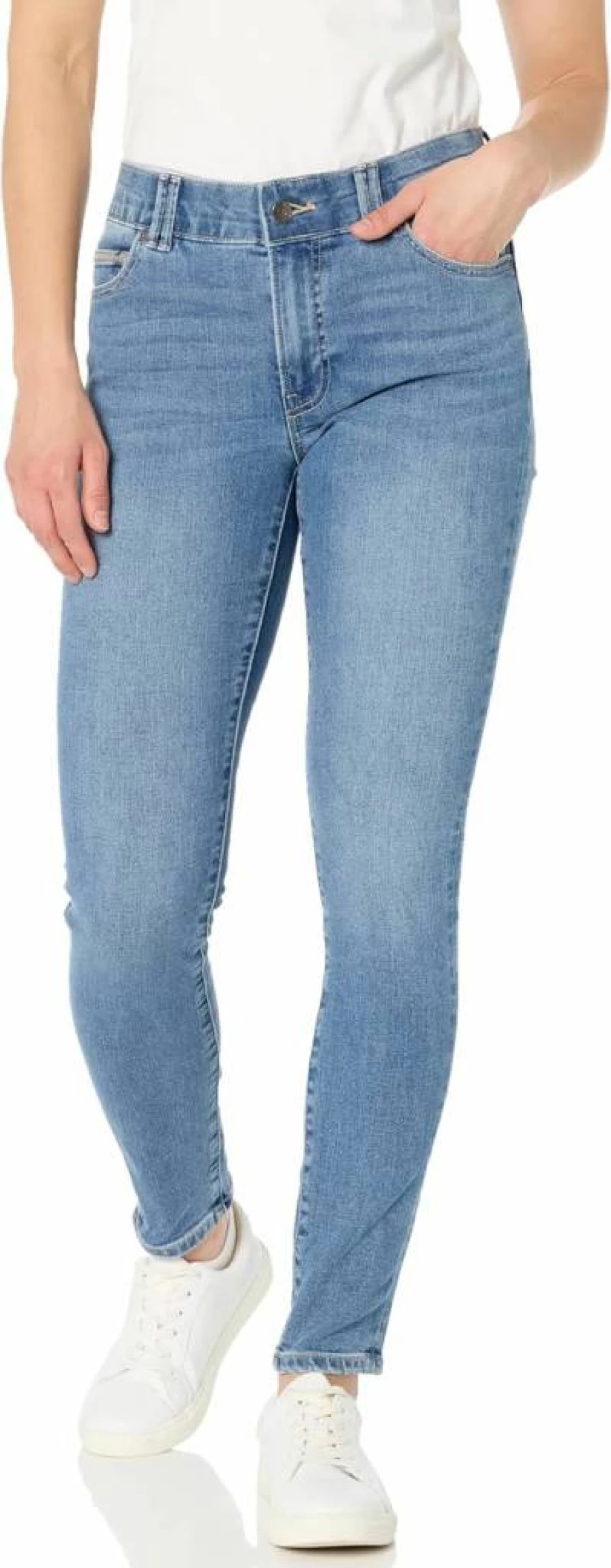 Nautica Women's High Waist Skinny Jeans Mid Rise Stretch Denim Pants