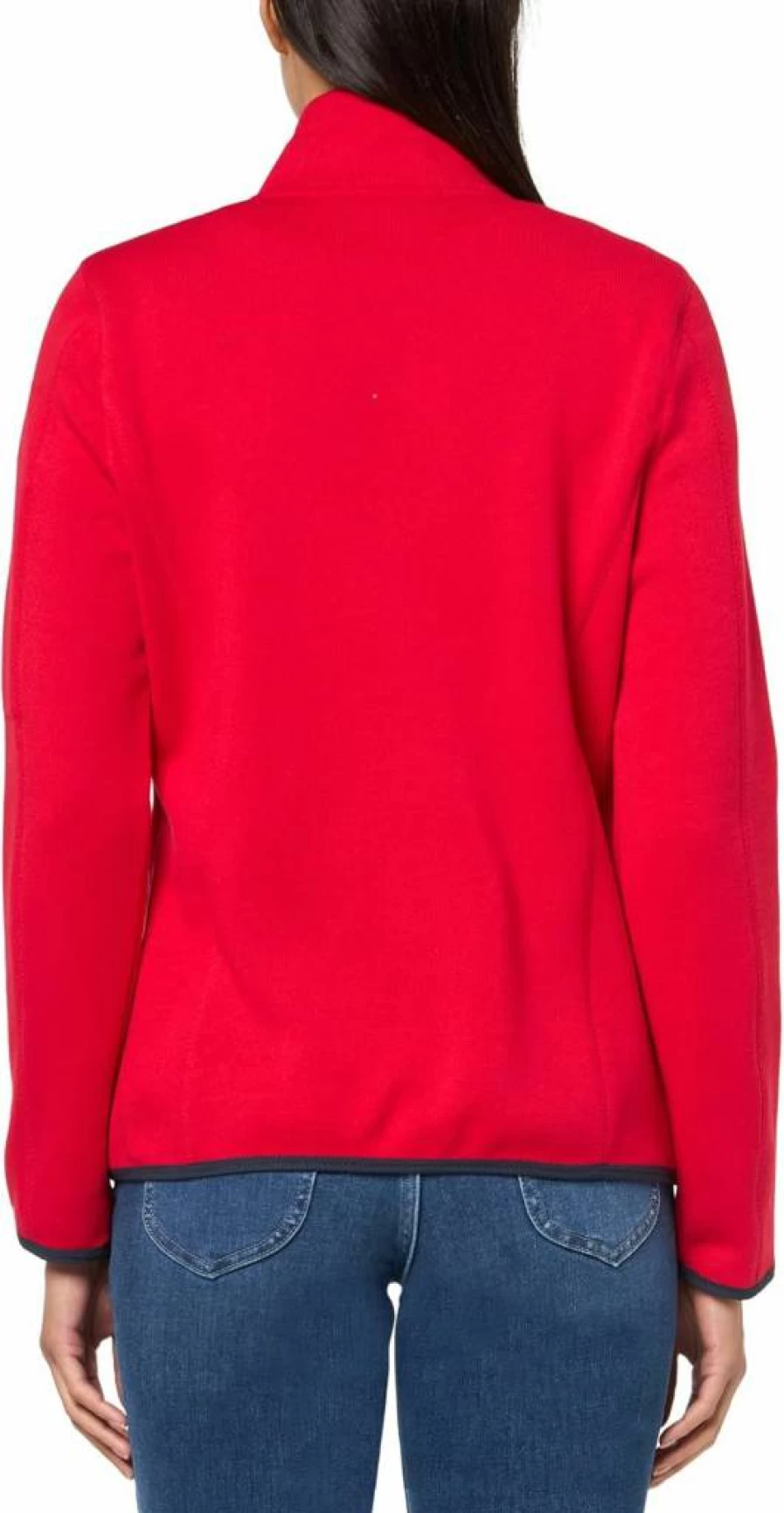 Nautica Women's Mockneck Zip-Up Fleece Jacket | Warm Winter Pullover | Casual Outerwear Coat