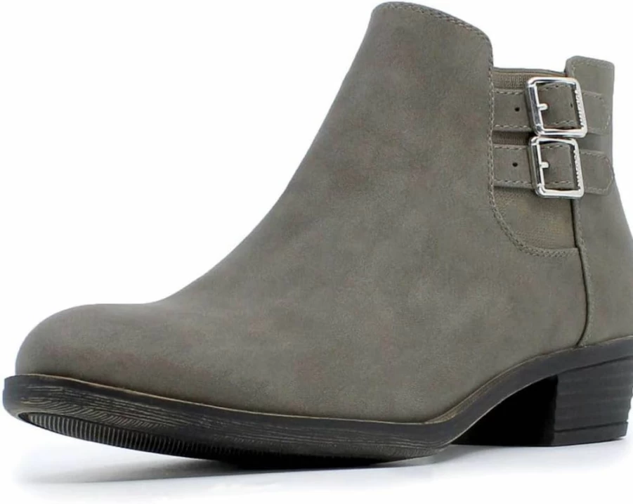 Nautica Women's Alara Ankle Boot - Side Zipper Low Heel Bootie for Dressy & Casual Outfits | Chic Versatile Dress Boots for Women