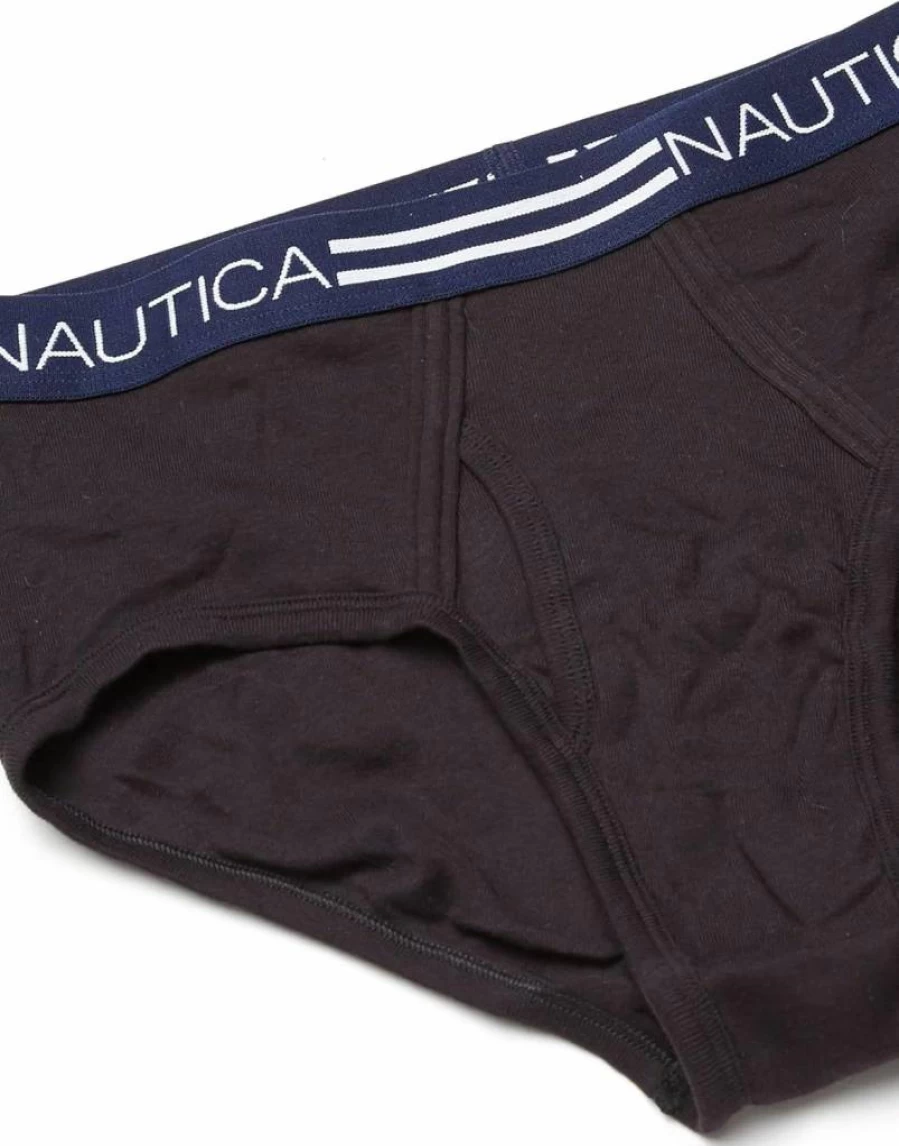 Nautica Men's Cotton Classic Multipack Underwear - Soft Breathable Briefs for Comfort & Style