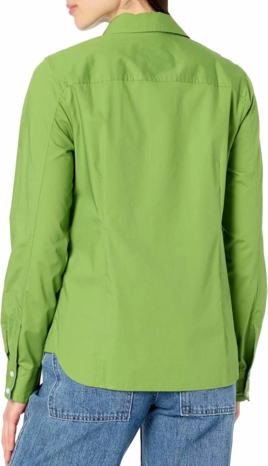 Nautica Women's Casual Long Sleeve Button-Down Shirt with Roll Tab Sleeve Detail